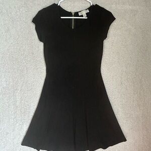 Michael Kors Black A Line  Midi Dress - Women's Size X Small. LBD Career Holiday
